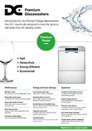 Preview image for DC Products Premium Glasswashers flyer