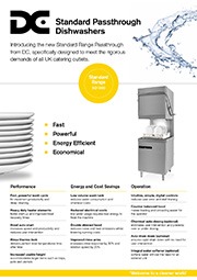 Preview image for DC Products Standard Passthrough Dishwashers flyer